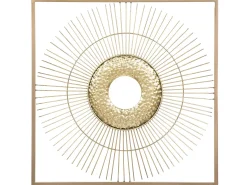 Dekoracja ścienna MERCURY Metal 50 cm Złoty