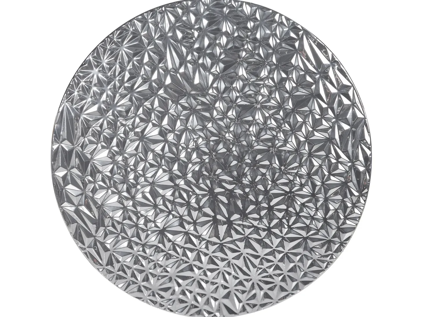 Dekoracja ścienna MOSCAVIDE Metal 60 cm Srebrny
