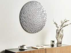 Dekoracja ścienna MOSCAVIDE Metal 60 cm Srebrny