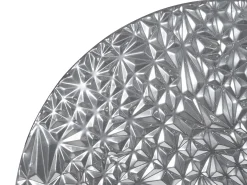 Dekoracja ścienna MOSCAVIDE Metal 60 cm Srebrny