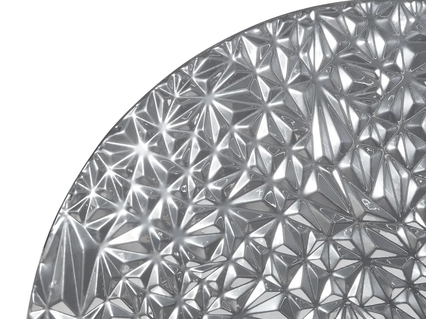 Dekoracja ścienna MOSCAVIDE Metal 60 cm Srebrny