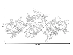 Dekoracja ścienna Motyl GALLIUM Metal 53 cm Kolorowy
