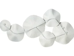 Dekoracja ścienna NEODYNIUM Metal 47 cm Biały