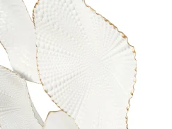 Dekoracja ścienna NEODYNIUM Metal 47 cm Biały