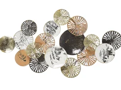 Dekoracja ścienna OSMIUM Metal 50 cm Srebrny