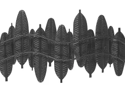 Dekoracja ścienna Pióro ANTIMONY Metal 37 cm Srebrny