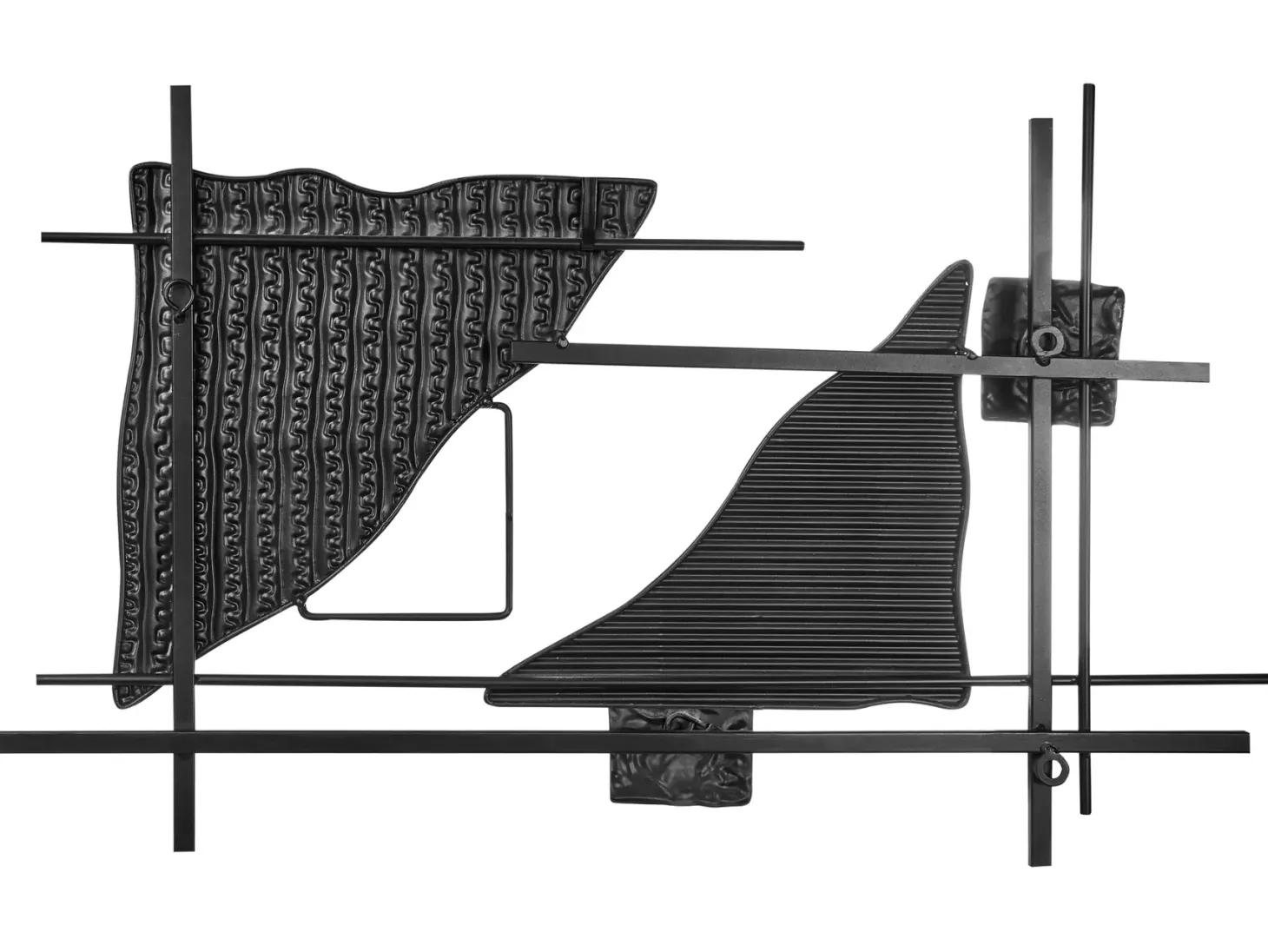 Dekoracja ścienna PORTMARNOCK Metal 45 cm Kolorowy