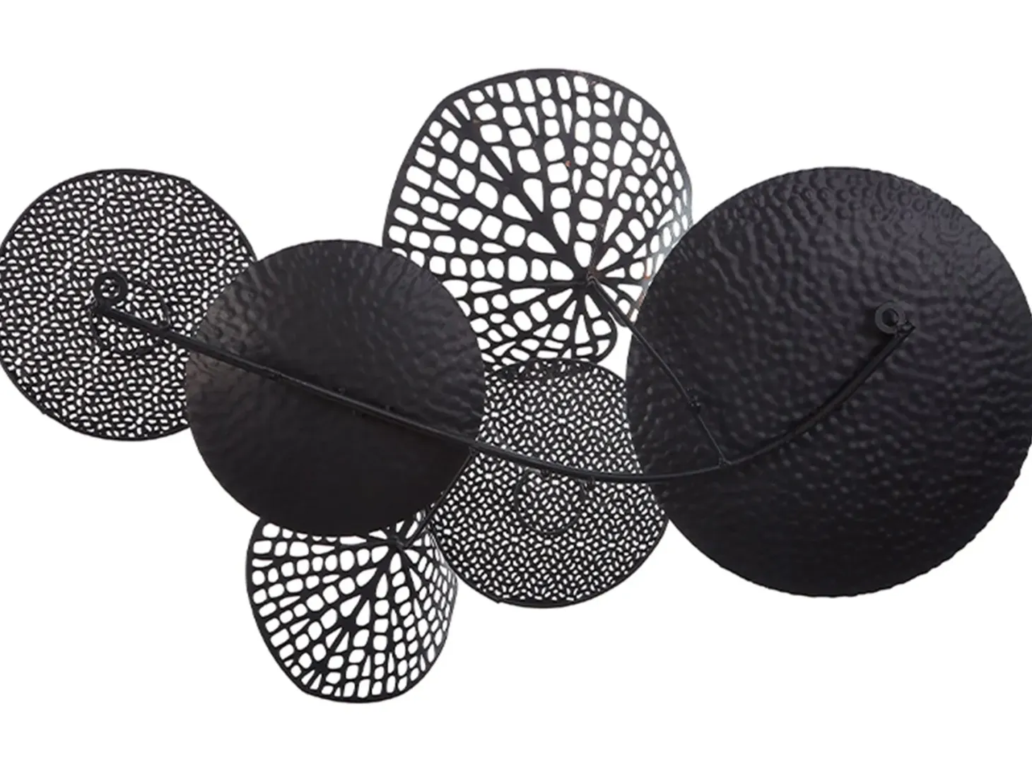 Dekoracja ścienna RHODIUM Metal 40 cm Kolorowy