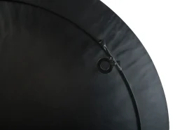 Dekoracja ścienna RUBIDIUM Metal 49 cm Czarny