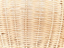 Dekoracja ścienna Słoń GRUNEY Rattan 83 cm Naturalny