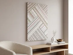 Dekoracja ścienna TEMBESI Szkło 70 cm Kolorowy
