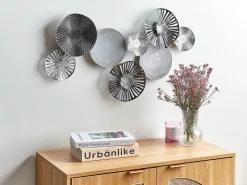 Dekoracja ścienna TENNESSINE Metal 49 cm Czarny