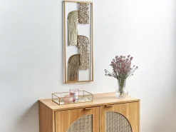 Dekoracja ścienna THULIUM Metal 75 cm Złoty