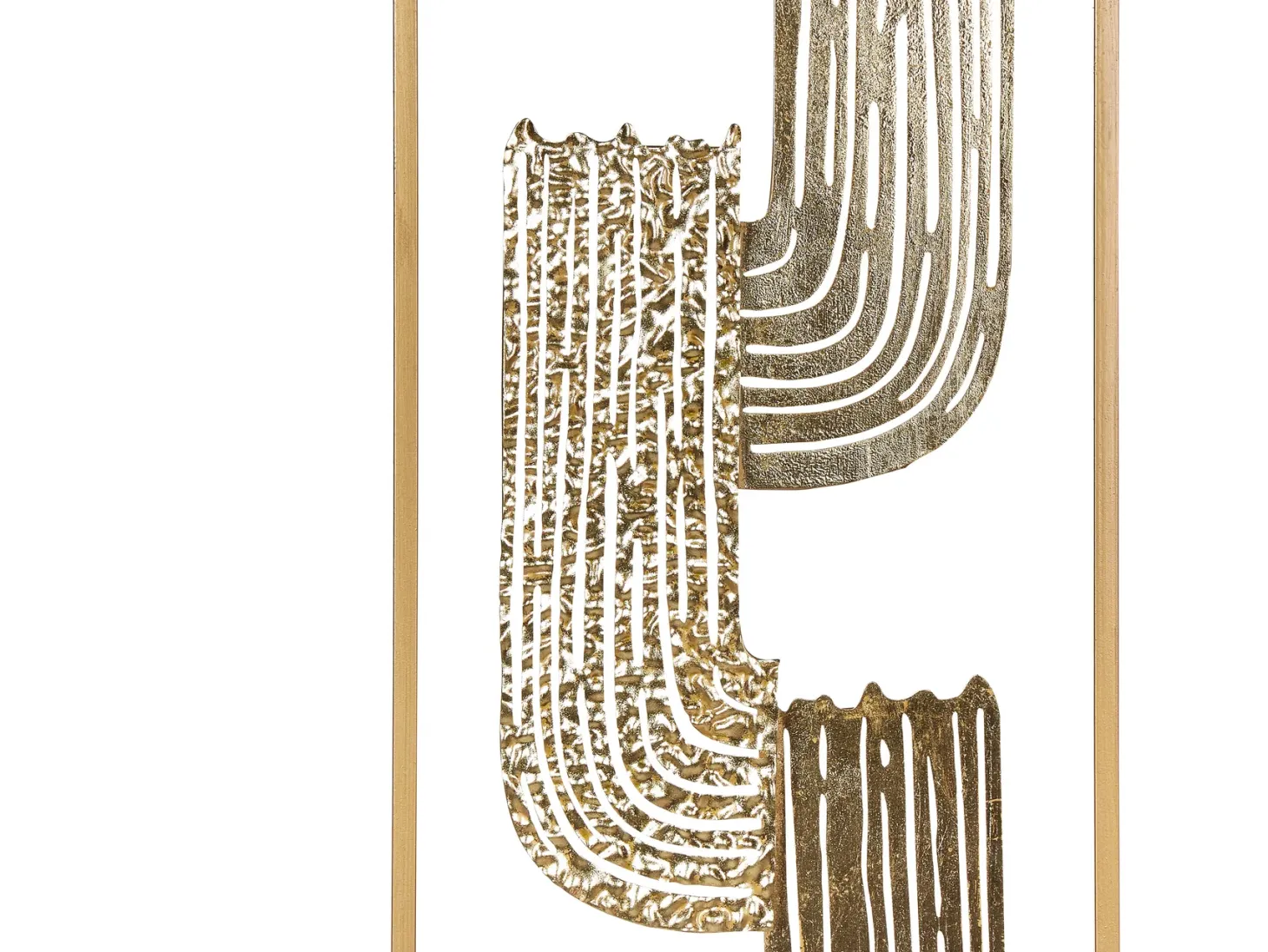 Dekoracja ścienna THULIUM Metal 75 cm Złoty