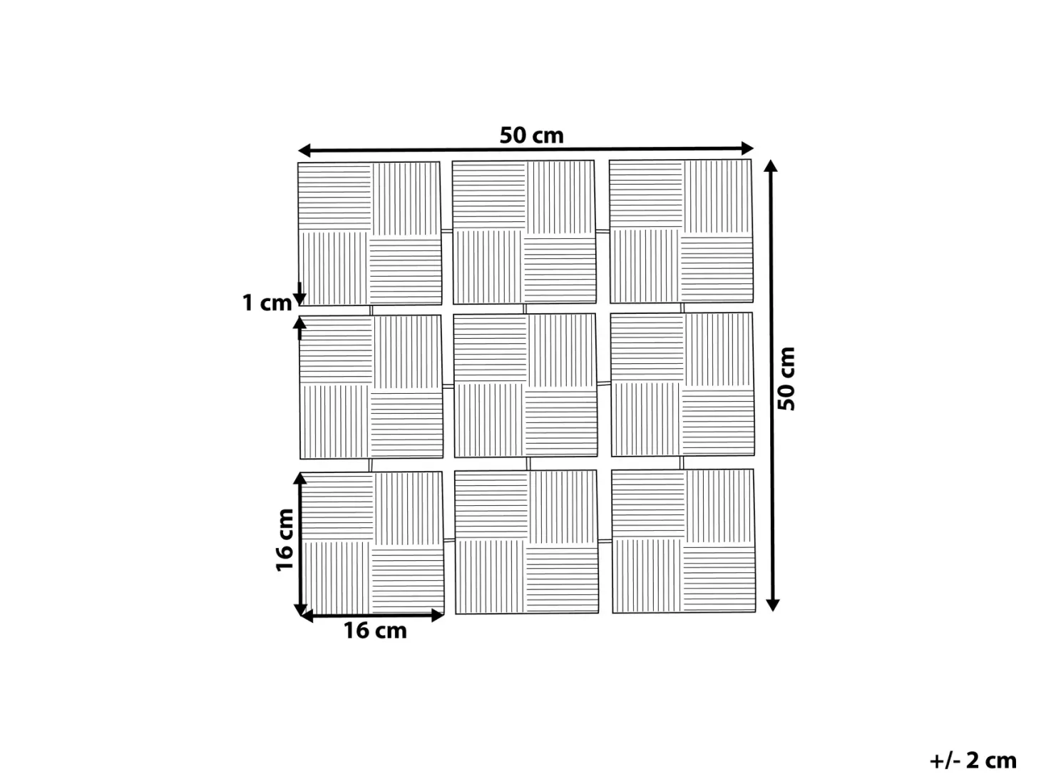 Dekoracja ścienna TITANIUM Metal 50 cm Kolorowy