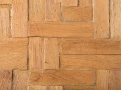 Dekoracja ścienna TOLUCA Drewno tekowe 40 cm Brązowy