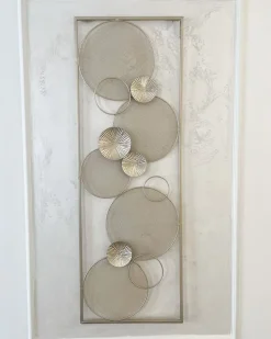 Dekoracja ścienna TUNGSTEN Metal 90 cm Złoty