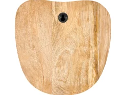 Dekoracja ścienna Twarz KATSINA Drewno mango 22 cm Czerwony