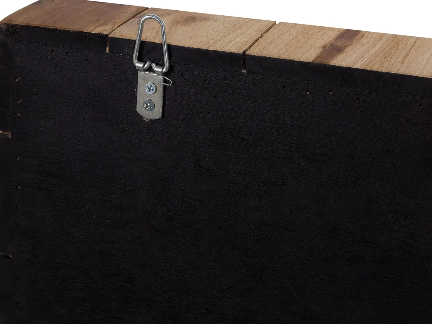 Dekoracja ścienna TWIG Drewno tekowe 85 cm Jasnobrązowy