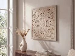Dekoracja ścienna YONORA 60 cm Biały