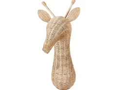 Dekoracja ścienna Żyrafa BANANEC Rattan 83 cm Naturalny