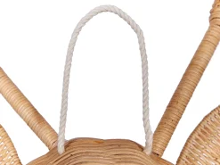 Dekoracja ścienna Żyrafa BANANEC Rattan 83 cm Naturalny