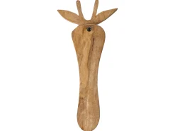 Dekoracja ścienna Żyrafa EKPOMA Drewno mango 68 cm Jasnobrązowy