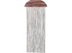 Dekoracja ścienna ZIKIRIA Drewno topolowe 92 cm Ciemnobrązowy