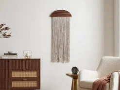 Dekoracja ścienna ZIKIRIA Drewno topolowe 92 cm Ciemnobrązowy