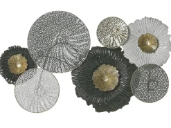 Dekoracja ścienna ZIRCONIUM Metal 38 cm Czarny