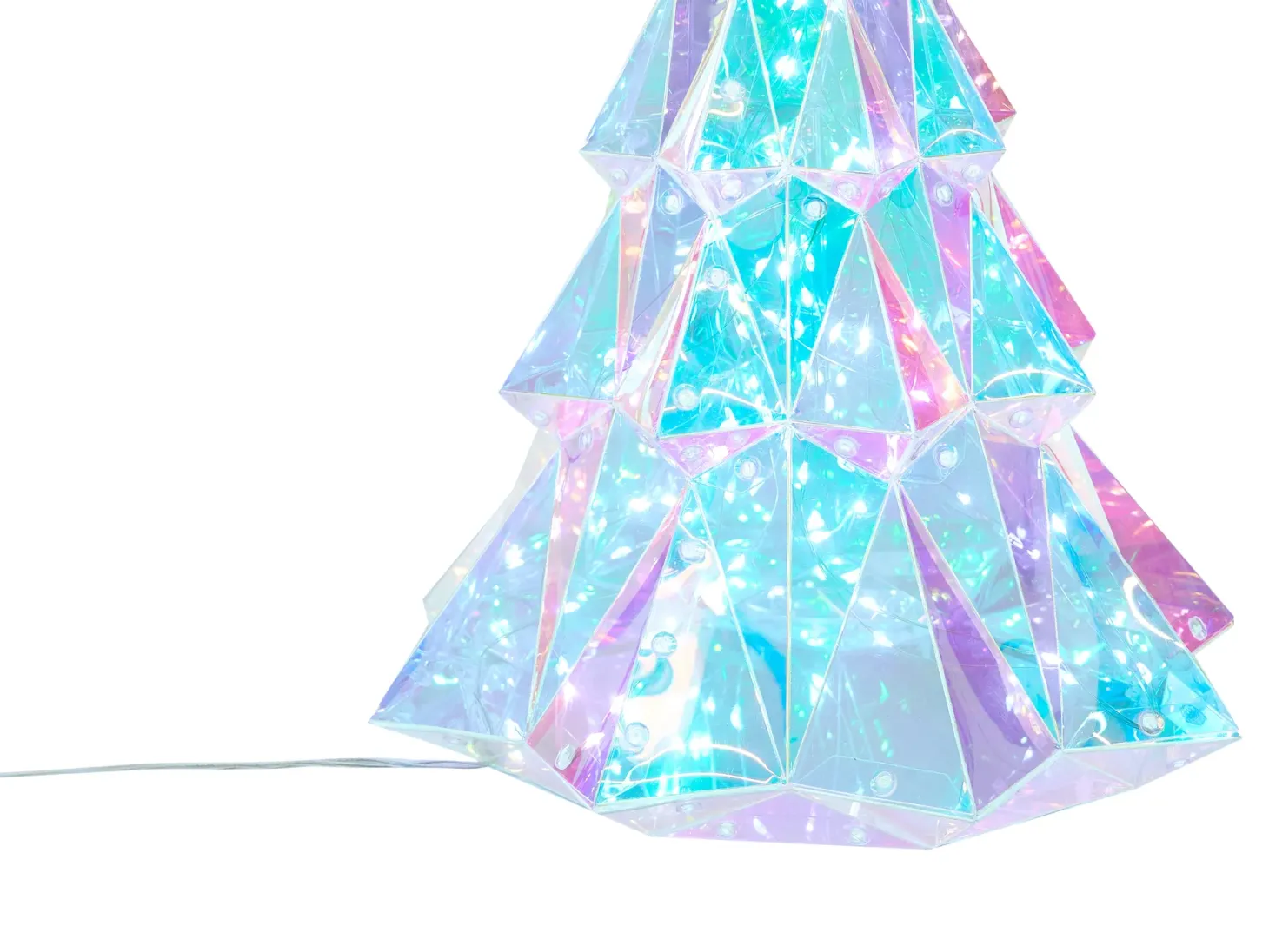 Dekoracja LED UNUKA Choinka 40 cm Kolorowy