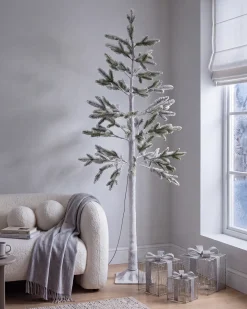 Dekoracja ogrodowa LED ALBIONI Drzewko 180 cm Biały