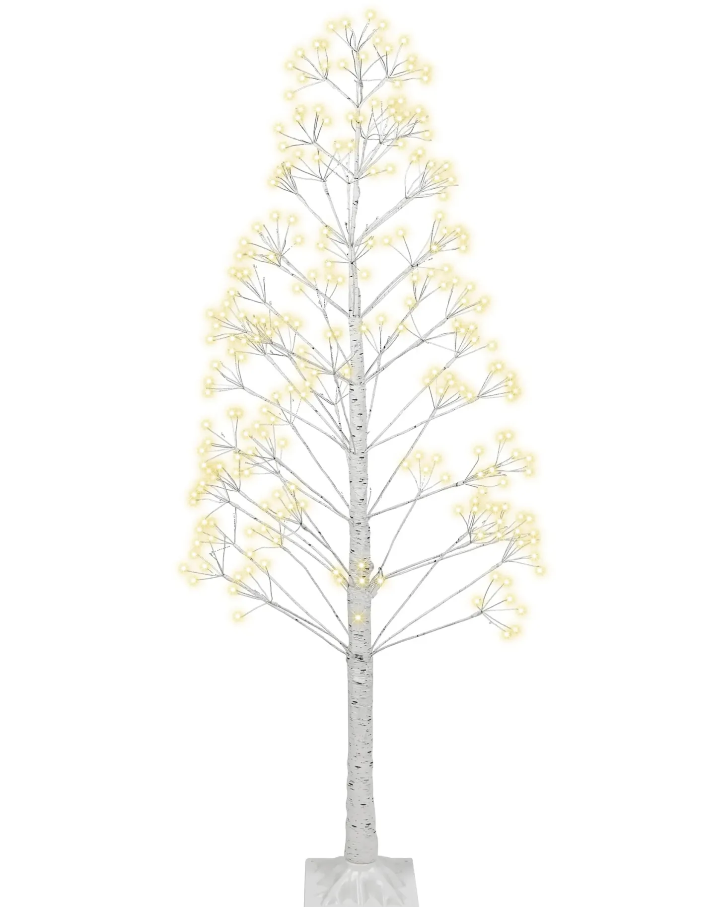 Dekoracja ogrodowa LED ALBIONI Drzewko 180 cm Biały