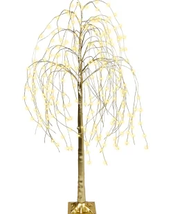 Dekoracja ogrodowa LED BALIONI Drzewko 180 cm Złoty