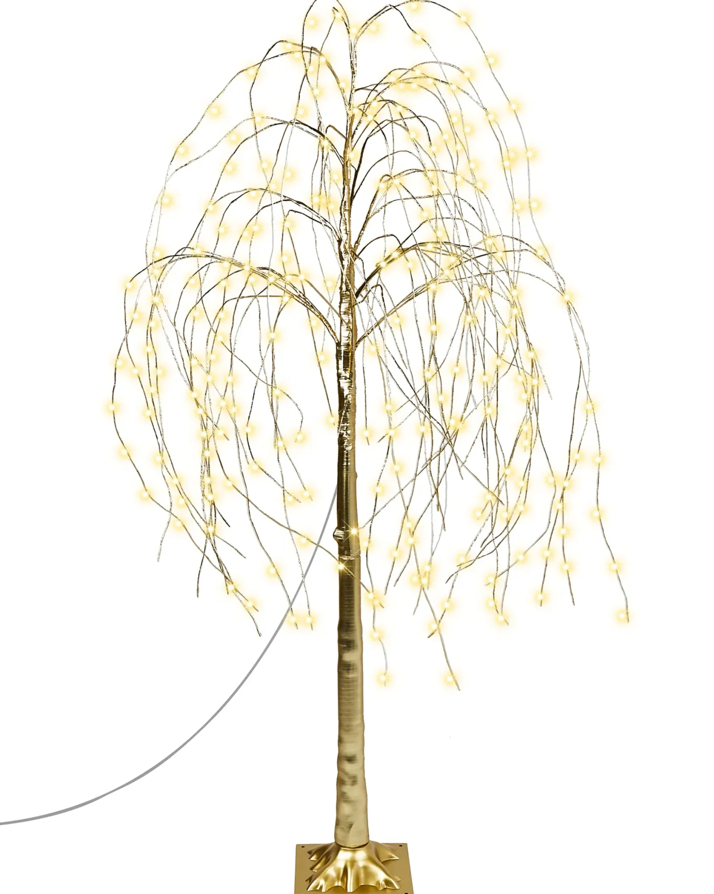 Dekoracja ogrodowa LED BALIONI Drzewko 180 cm Złoty
