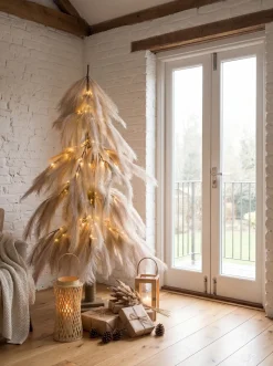 Dekoracja ogrodowa LED BIFROST Choinka 123 cm Beżowy