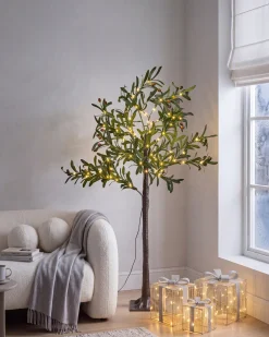 Dekoracja ogrodowa LED CELIONI Drzewko 120 cm Zielony