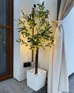 Dekoracja ogrodowa LED CELIONI Drzewko 120 cm Zielony