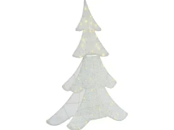 Dekoracja ogrodowa LED EDASJON Choinka 95 cm Biały