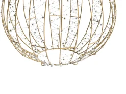 Dekoracja ogrodowa LED GAROUR Bombka 65/50/40 cm Złoty