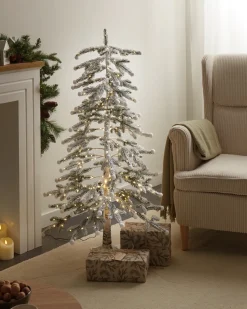 Dekoracja ogrodowa LED HASSLAN Choinka 125 cm Biały