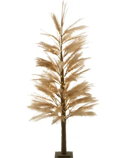 Dekoracja ogrodowa LED HAUGANES Choinka 190 cm Beżowy