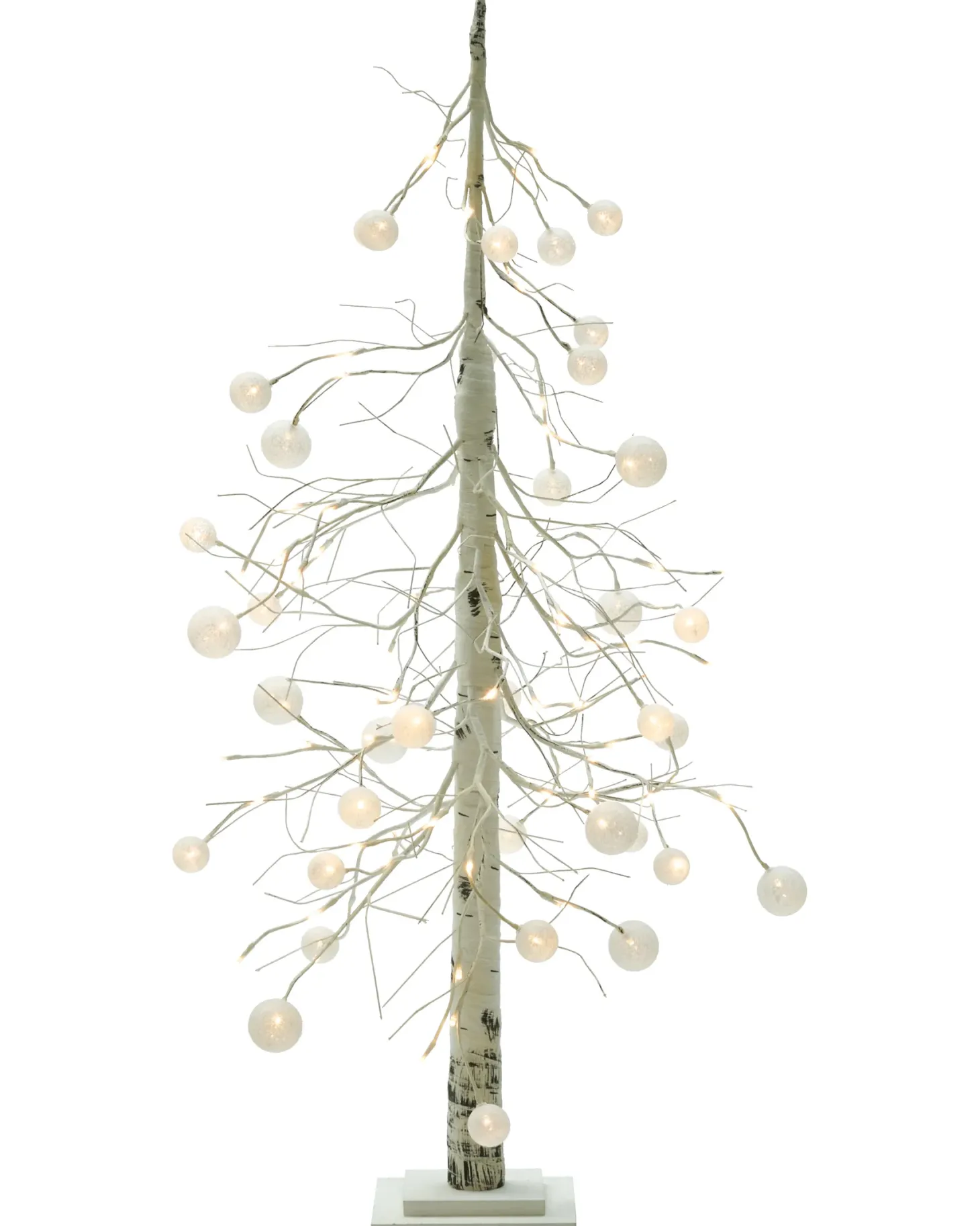 Dekoracja ogrodowa LED HOLAR Choinka 122 cm Biały