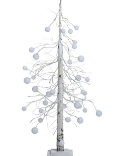 Dekoracja ogrodowa LED HOLAR Choinka 122 cm Biały