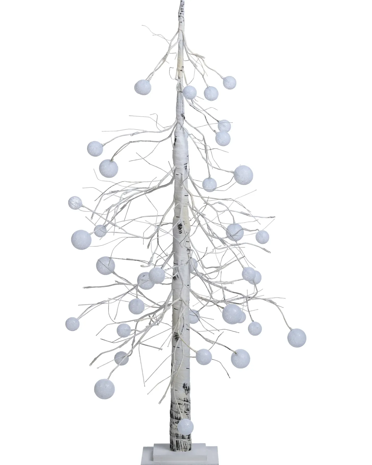 Dekoracja ogrodowa LED HOLAR Choinka 122 cm Biały