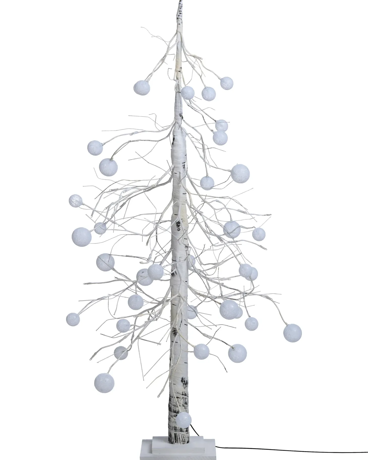 Dekoracja ogrodowa LED HOLAR Choinka 122 cm Biały