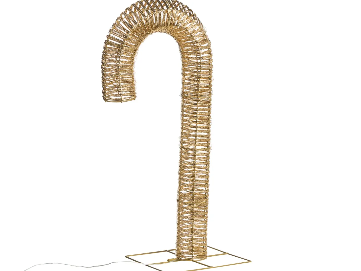 Dekoracja ogrodowa LED HOLMAVIK Laska cukrowa 74 cm Złoty