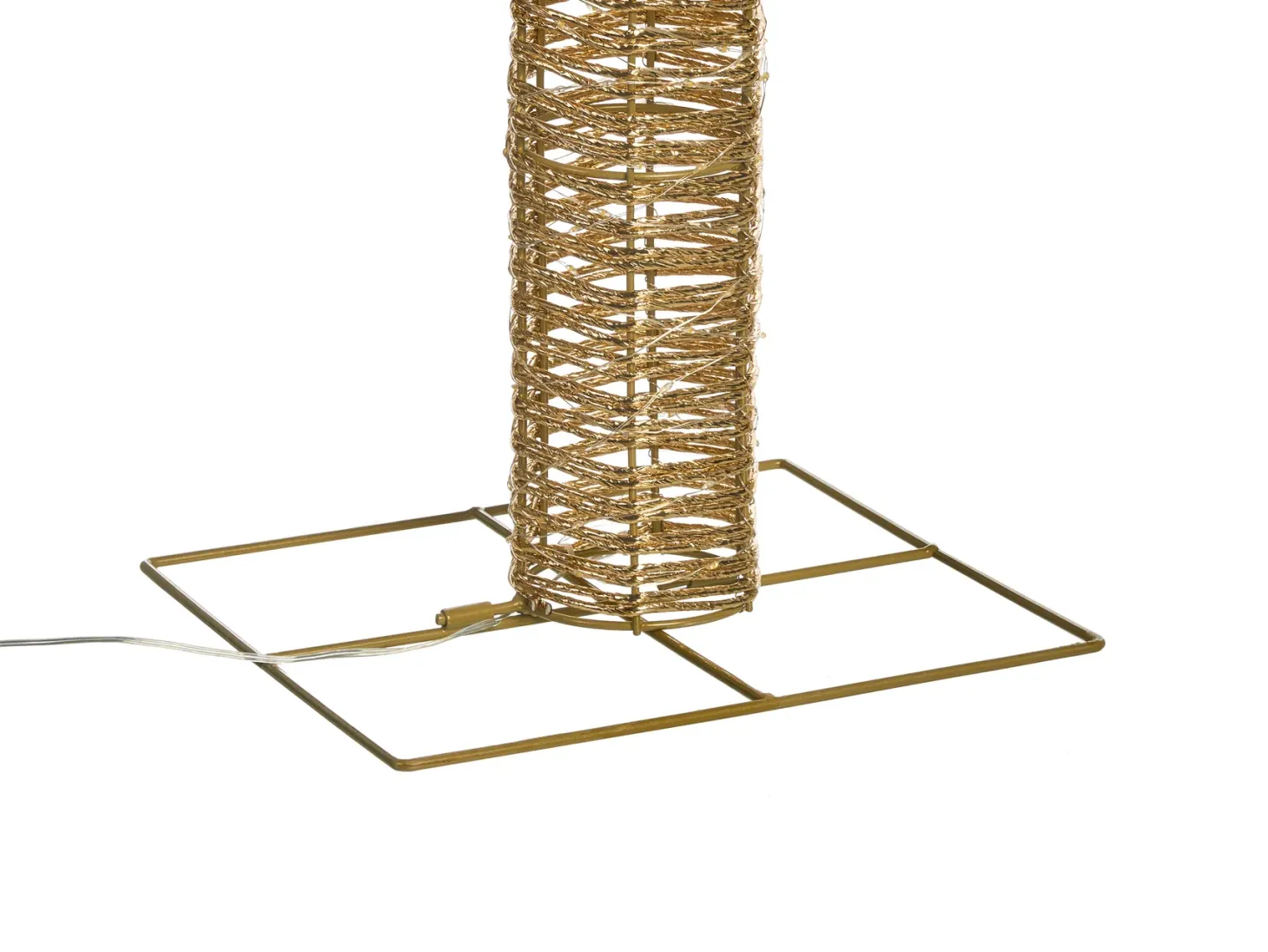 Dekoracja ogrodowa LED HOLMAVIK Laska cukrowa 74 cm Złoty