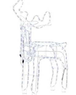 Dekoracja ogrodowa LED INNNES Renifer 94 cm Biały