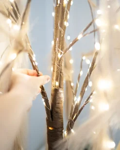 Dekoracja ogrodowa LED KOPASKER Drzewko 160 cm Beżowy